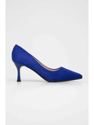 Обувки с тънък ток Answear Lab в синьо