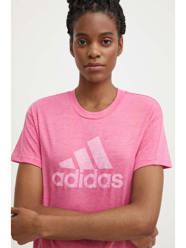 Тениска adidas в розово IS3631
