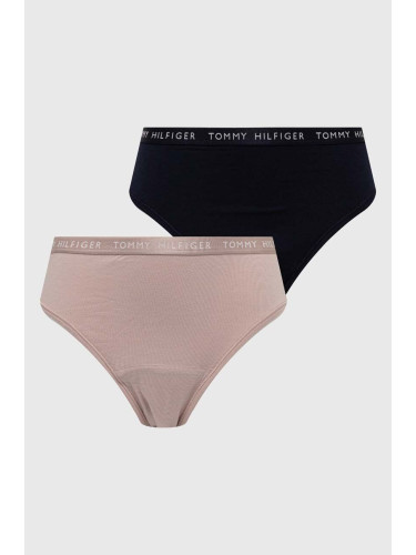 Менструални бикини Tommy Hilfiger (2 чифта) в бежово UW0UW05221