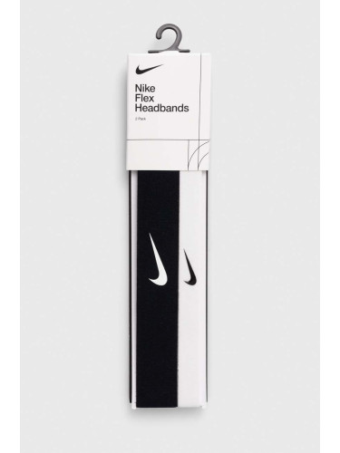 Ленти за глава Nike (2 броя) в черно