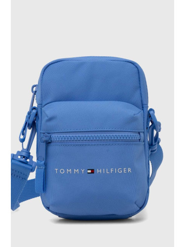 Детска чанта през рамо Tommy Hilfiger в синьо