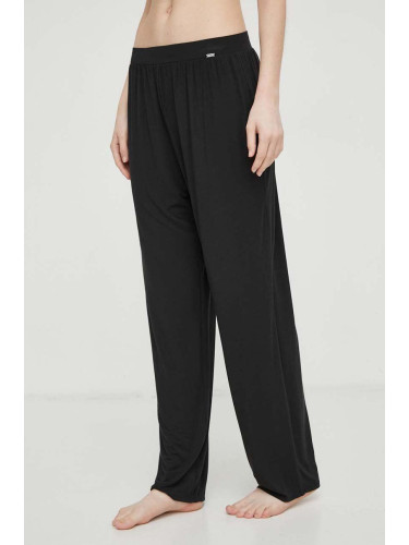 Долнище на пижама Calvin Klein Underwear дамско в черно 000QS7145E