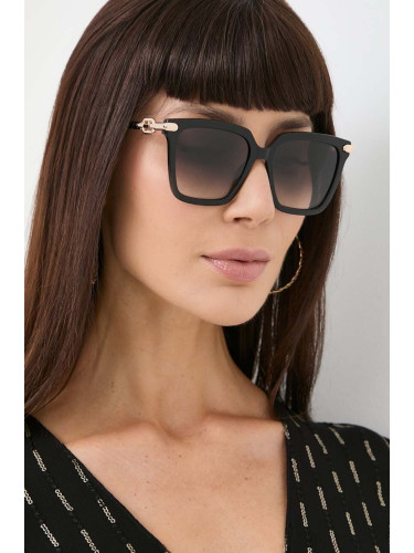 Слънчеви очила Furla в черно SFU713_530700