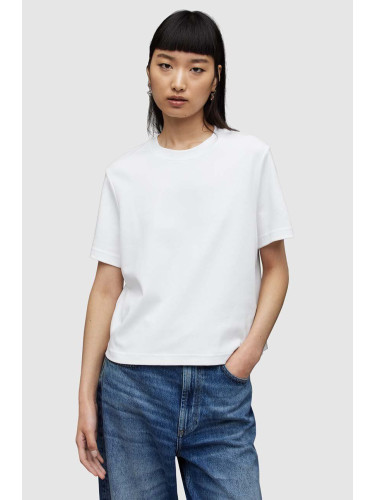 Памучна тениска AllSaints LISA в бяло