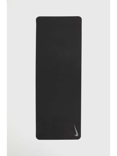 Постелка за йога с две лица Nike в черно