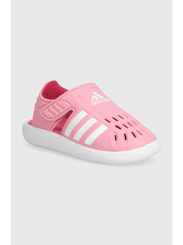 Детски обувки за вода adidas WATER SANDAL C в розово
