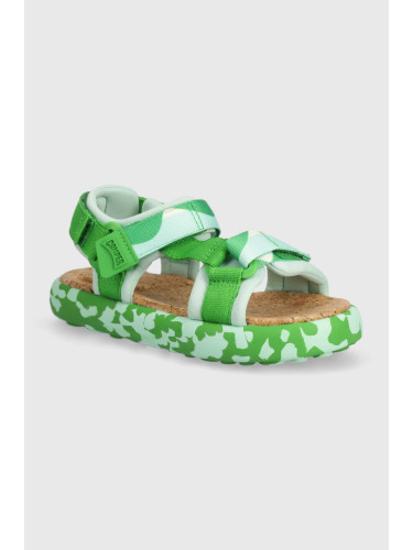 Детски сандали Camper в зелено