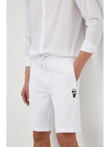 Къс панталон Karl Lagerfeld в бяло 542900.705032