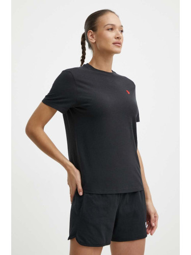 Тениска Fjallraven Hemp Blend T-shirt в черно F14600163