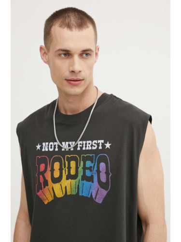 Памучна тениска Levi's Pride в сиво