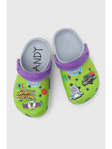 Детски чехли Crocs TOY STORY BUZZ CLASSIC CLOG в зелено