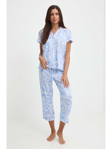 Пижама Lauren Ralph Lauren дамска в синьо ILN92336