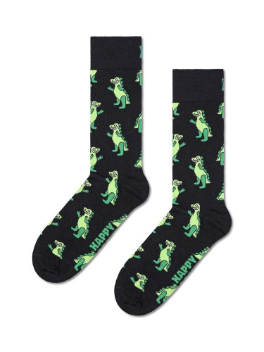 Чорапи Happy Socks Inflatable Dino в черно