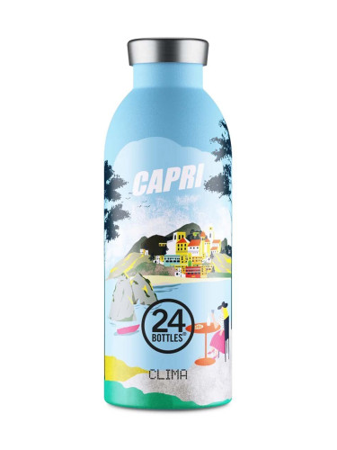 Термобутилка 24bottles Capri 500 ml в синьо