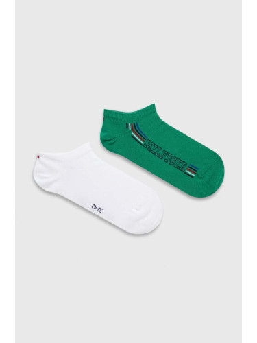 Чорапи Tommy Hilfiger (2 броя) в зелено 701227293