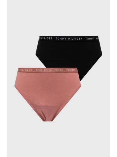 Менструални бикини Tommy Hilfiger (2 чифта) в розово UW0UW05221