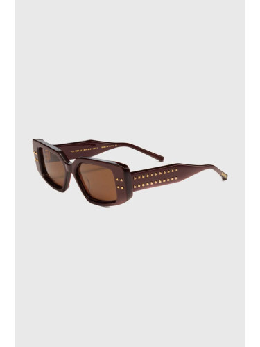 Слънчеви очила Valentino V - CINQUE в бордо VLS-108B