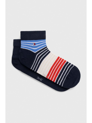 Чорапи Tommy Hilfiger (2 броя) в тъмносиньо 701227291