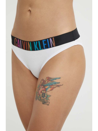 Бикини Calvin Klein Underwear в бяло 000QF7835E