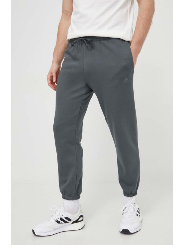 Спортен панталон adidas 0 в сиво с изчистен дизайн IW1187