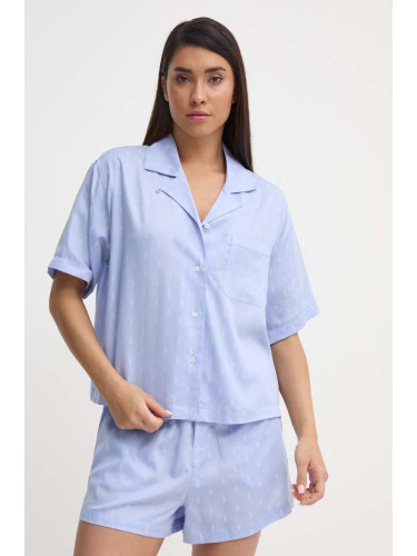 Пижама Polo Ralph Lauren дамска в синьо 4P0047