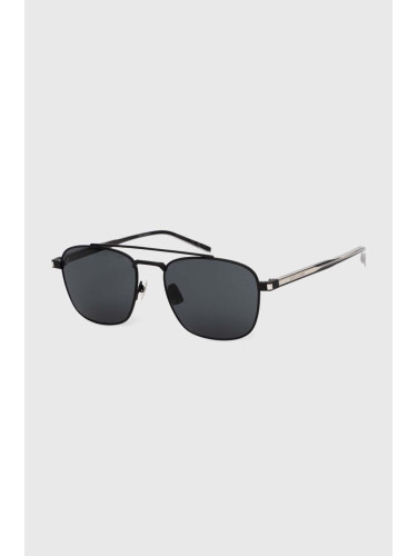 Слънчеви очила Saint Laurent в черно SL 665