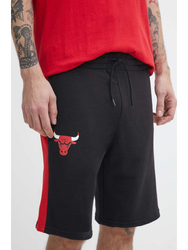 Къс панталон New Era в черно CHICAGO BULLS