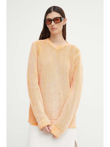 Памучен пуловер Résumé AtlasRS Knit Pullover Unisex в оранжево  20371116