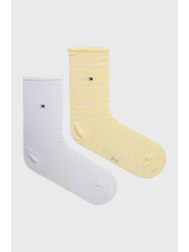 Чорапи Tommy Hilfiger (2 броя) в жълто 100001494