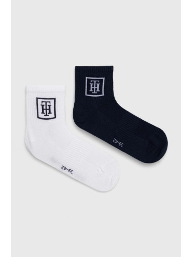 Чорапи Tommy Hilfiger (2 броя) в тъмносиньо 701227290