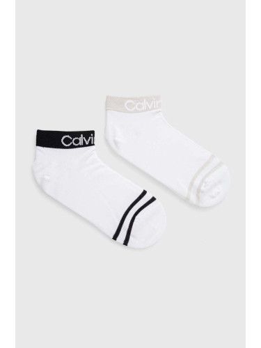Чорапи Calvin Klein (4 чифта) в бяло 701220511