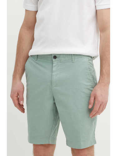 Къс панталон BOSS в зелено 50512524
