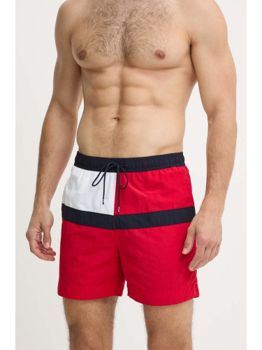 Плувни шорти Tommy Hilfiger в червено UM0UM03259
