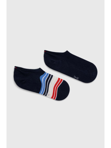 Чорапи Tommy Hilfiger (2 чифта) в тъмносиньо 701227297