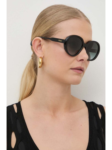 Слънчеви очила Chloé в черно CH0221S