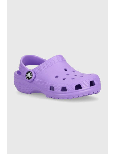 Детски чехли Crocs Classic Clog в лилаво