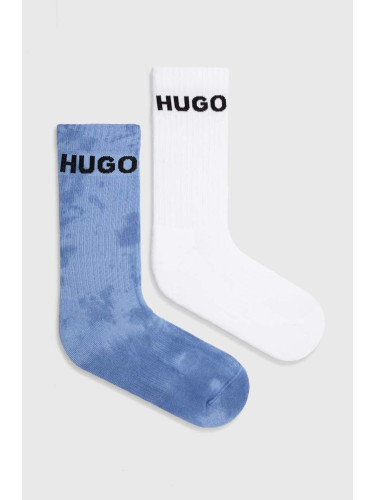 Чорапи HUGO (2 броя) в синьо 50514099