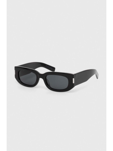 Слънчеви очила Saint Laurent в черно SL 697