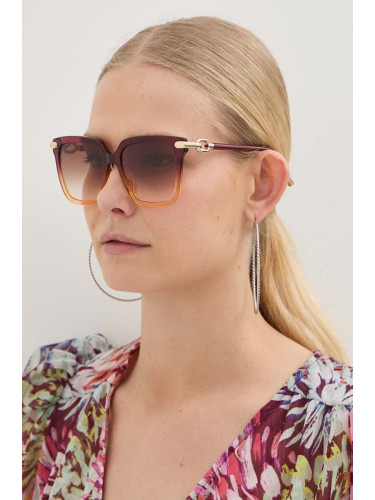 Слънчеви очила Furla в розово SFU713_5302AS
