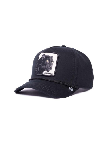 Памучна шапка с козирка Goorin Bros Panther в черно 101-1108