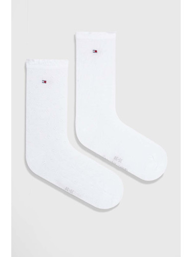 Чорапи Tommy Hilfiger (2 броя) в бяло 701227301