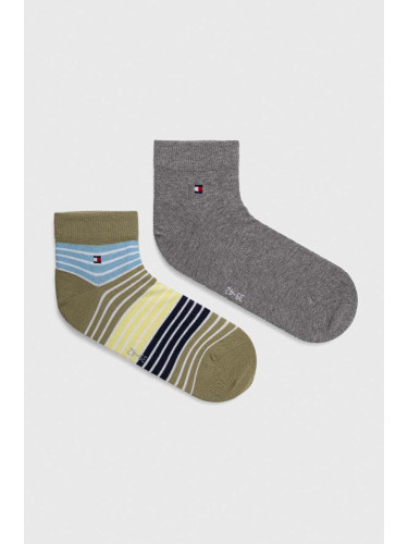Чорапи Tommy Hilfiger (2 броя) в зелено 701227291