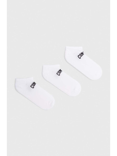 Чорапи Converse (3 чифта) в бяло E1268W