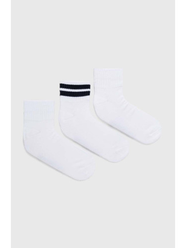 Чорапи Abercrombie & Fitch (3 броя) в бяло