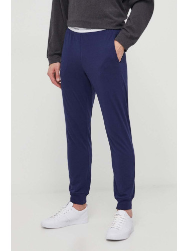 Домашен спортен панталон от памук United Colors of Benetton в тъмносиньо