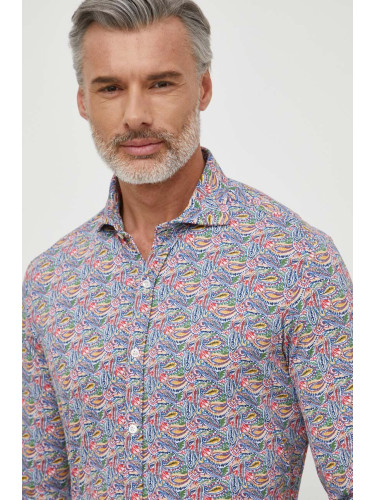 Риза Paul&Shark мъжка със стандартна кройка с италианска яка 24413200CF