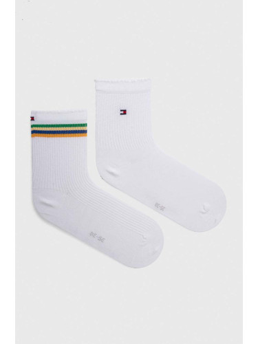 Чорапи Tommy Hilfiger (2 броя) в бяло 701227306