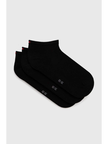 Чорапи Tommy Hilfiger (3 чифта) в черно 701227854