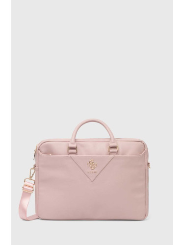 Чанта за лаптоп Guess в розово