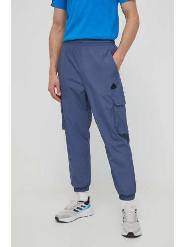 Спортен панталон adidas в синьо с изчистен дизайн IR5165